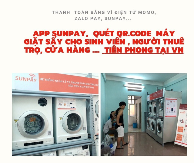 SunPay - Grab, Uber.... trong lĩnh vực giặt sấy tự động - Ảnh 1.