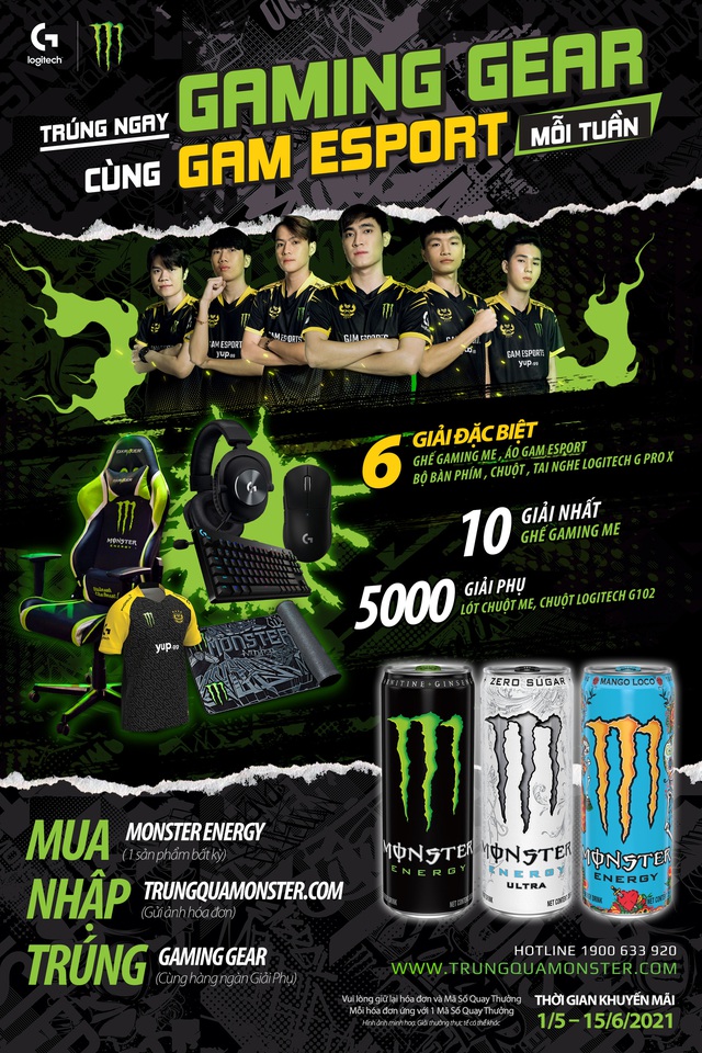 Trở thành game thủ chuyên nghiệp với quà độc quyền từ Monster Energy và đội tuyển GAM Esport - Ảnh 3.