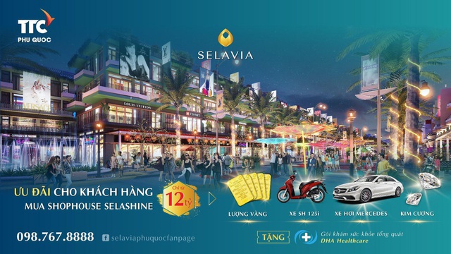 Shophouse Selashine – Đại lộ ánh sáng rực rỡ tại Nam Phú Quốc - Ảnh 1.