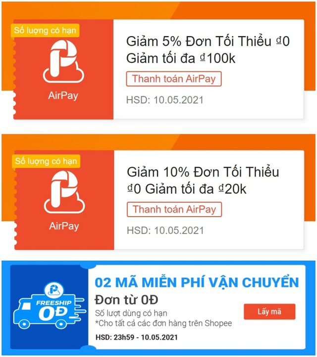 Săn sale Shopee 5.5 rẻ càng thêm rẻ với AirPay - Ảnh 1.