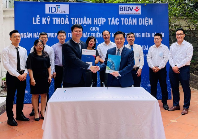 IDJ Real và BIDV ký thoả thuận hợp tác toàn diện - Ảnh 1.