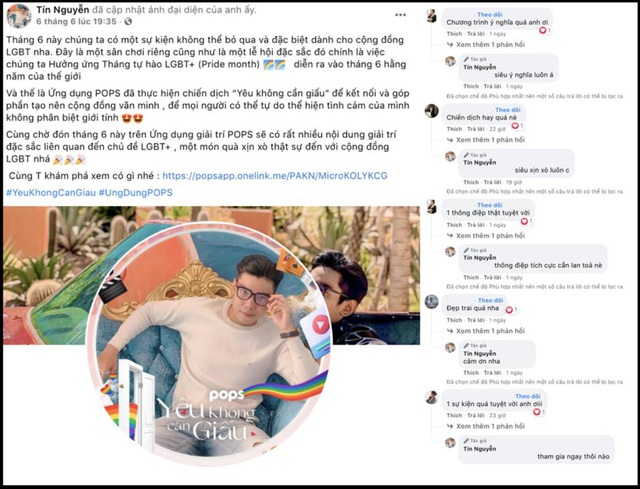 Dàn hot face đồng loạt đổi avatar Facebook hưởng ứng tháng Tự hào LGBT  cùng chiến dịch “Yêu không cần giấu” - Ảnh 5.
