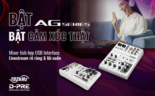 Lựa chọn mới cho người yêu công nghệ & âm nhạc – thiết bị tích hợp USB Interface từ Yamaha - Ảnh 1.