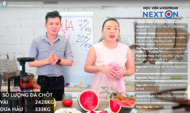 NextOn tiêu thụ 10 tấn nông sản sau 1 phiên livestream - Ảnh 3.