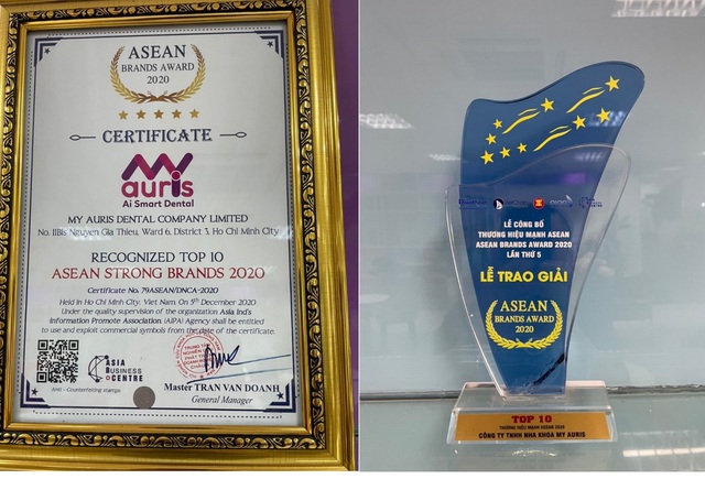 My Auris - Thương hiệu nha khoa đạt top 10 thương hiệu mạnh ASEAN 2020 - Ảnh 3.
