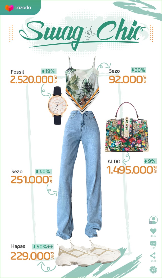 Gợi ý 6 outfit cực chất, giá mỗi món chỉ từ hơn 100k mà lên đồ chất lừ không thua gì sao TikTok triệu view - Ảnh 1.