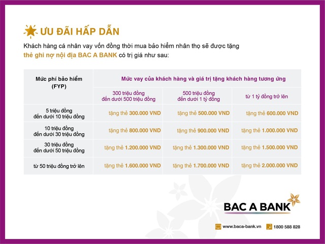 Giải ngân nhanh để đón quà tặng bình an từ BAC A BANK - Ảnh 2.