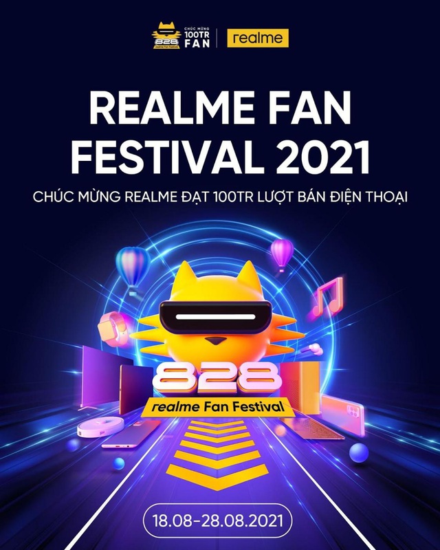 realme -Thương hiệu đạt 100 triệu chiếc điện thoại bán ra thị trường nhanh nhất thế giới - Ảnh 2.