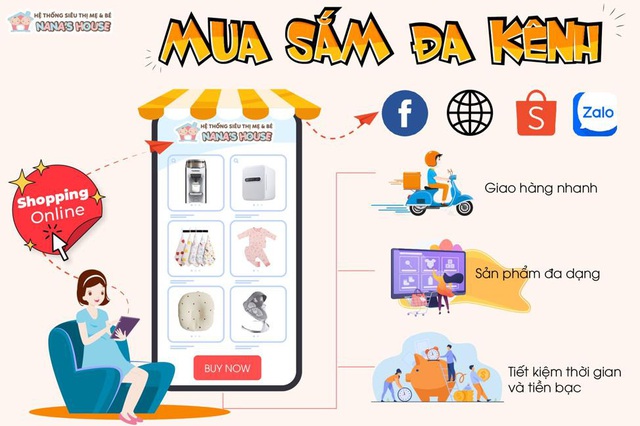 Mua sắm online tối ưu, tiết kiệm cho mẹ và bé tại Nana’s House - Ảnh 1.