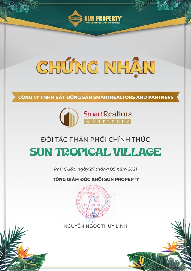 SmartRealtors là đại lý phân phối chính thức dự án Sun Tropical Village - Ảnh 1.