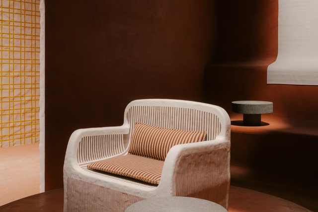 Nét thô mộc tinh tế của nội thất Hermès tại Milan Design Week - Ảnh 1.