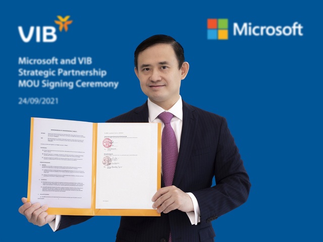 VIB hợp tác Microsoft tạo bứt phá tốc độ dịch vụ và đổi mới sáng tạo - Ảnh 1.