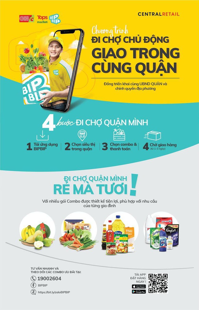 TP.HCM: Người dân chủ động mua hàng nhờ ứng dụng BIPBIP - Ảnh 1.