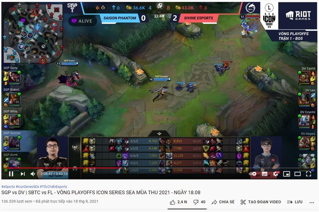 Icon Series SEA mùa Thu 2021, giải đấu eSports thành công trong mùa dịch - Ảnh 5.