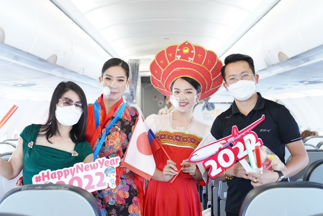 Đón chào năm mới 2022 đặc biệt trên độ cao 10.000m cùng Vietjet - Ảnh 1.