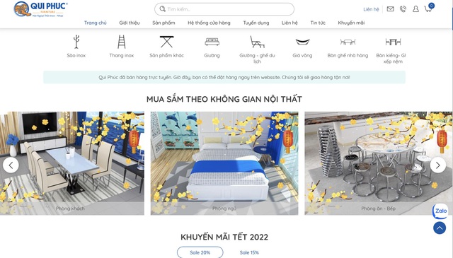 Thị trường nội ngoại thất Tết 2022: Qui Phúc tăng phi mã nhờ chuyển đổi số - Ảnh 1.