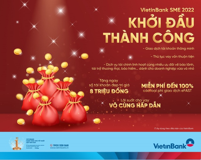 VietinBank giới thiệu Gói ưu đãi toàn diện cho khách hàng doanh nghiệp vừa và nhỏ 2022 - Ảnh 1.