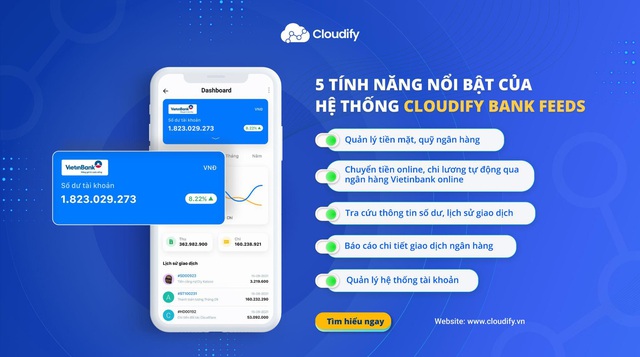 Cloudify hợp tác chiến lược với VietinBank ra mắt dịch vụ Bank Feeds - Ảnh 1.