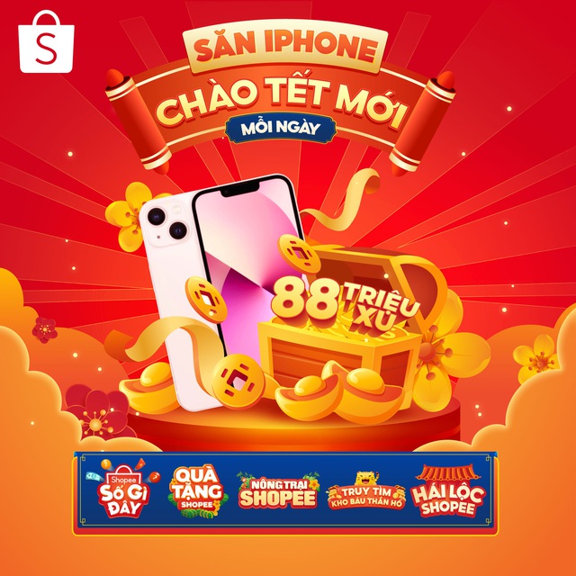 Hội săn iPhone 13 chú ý: Shopee bật mí cách sở hữu dế xịn mà chẳng cần phải thắt lưng buộc bụng hay xếp hàng săn sale - Ảnh 2.