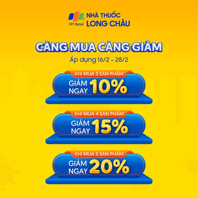 FPT Long Châu tiếp sức phục hồi “hậu Covid” với khuyến mãi giảm giá đến 30% - Ảnh 1.