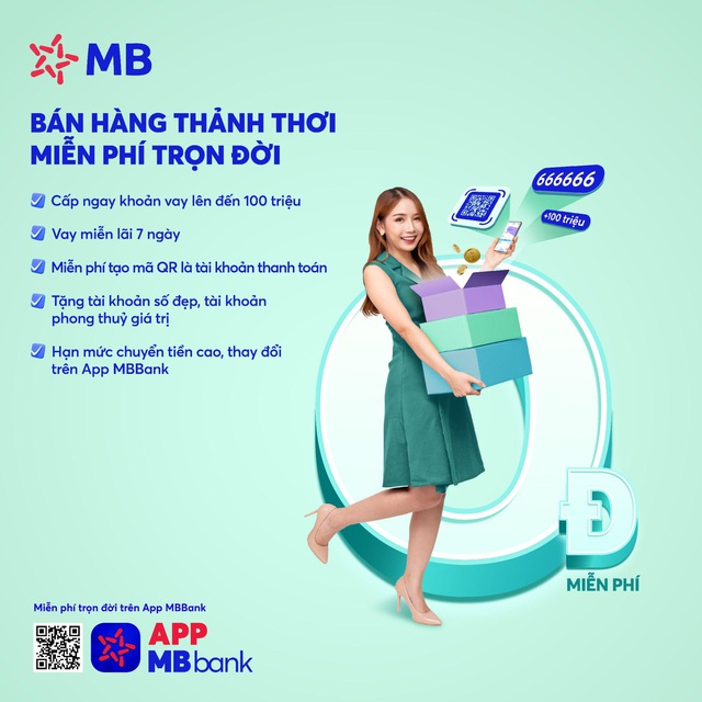 Kinh doanh thảnh thơi, an toàn lại được vay miễn lãi với App MBBank - Ảnh 2.