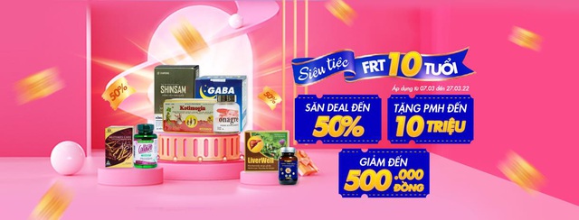 FPT Long Châu khuyến mãi giảm giá đến 50% mừng FPT Retail 10 tuổi - Ảnh 2.