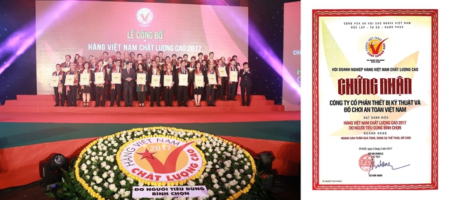 ANTONA tự hào nhận danh hiệu Hàng Việt Nam Chất Lượng Cao do NTD bình chọn năm 2017