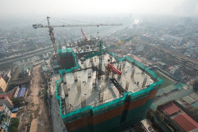 Five Star Garden đã hoàn thành tầng 27 tòa G1,G2 và tầng 14 tòa G3,G4