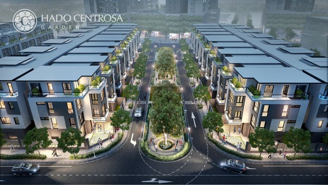 Khu nhà phố hạng sang tại HADO Centrosa Garden