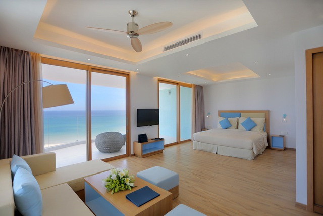 Khách sạn FLC Luxury Hotel Quy Nhơn có thiết kế 100% căn hộ khách sạn view biển và nội thất sang trọng, tinh tế chính là điểm nhấn thu hút nhiều nhà đầu tư muốn sở hữu.
