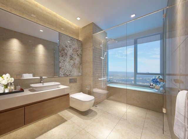 Mỗi phòng tắm tại Vinhomes Metropolis là một không gian thư giãn đẳng cấp của chủ nhân.