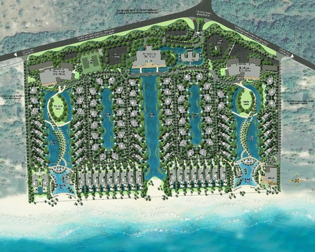 The Hamptons Hồ Tràm với mật độ xây dựng thấp, mang lại không gian thoáng đãng cho khách hàng.