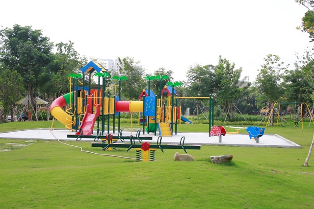 Công viên trẻ em tại dự án Jamona Golden Silk đã hoàn thiện.