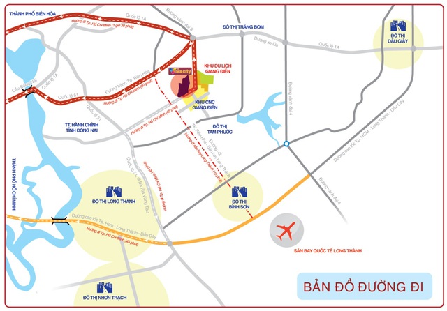 The Viva City kết nối thuận lợi, xuyên suốt với các khu vực kinh tế trọng điểm lân cận thông qua các tuyến đường vành đai huyết mạch.