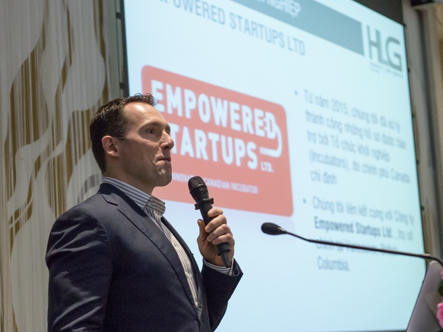 Ông Paul Girodo - Giám đốc Tổ chức Hỗ trợ khởi nghiệp Empowered Startups. 