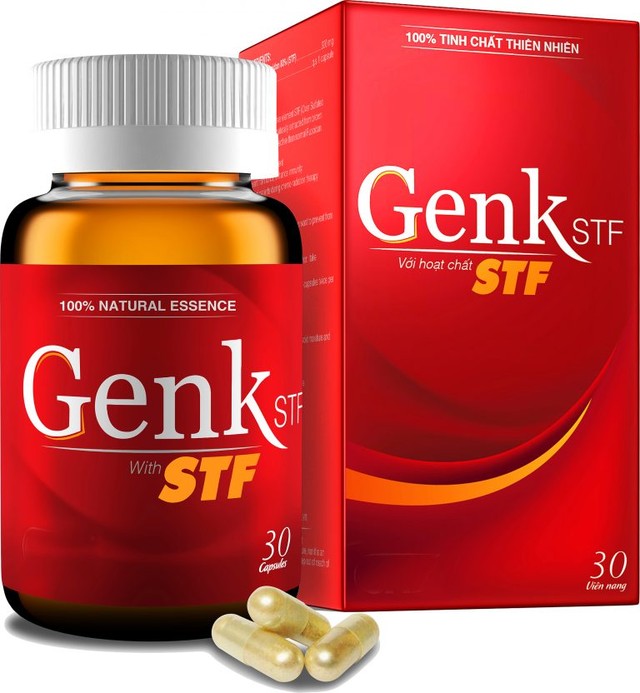 GenK STF – sản phẩm dự phòng và hỗ trợ điều trị ung thư đầu tiên và duy nhất chứa hoạt Chất Fucoidan Sulfate hóa cao. Sản phẩm là kết quả của đề tài nghiên cứu cấp nhà nước, thuộc chương trình phát triển trọng điểm hóa dược đến năm 2020.