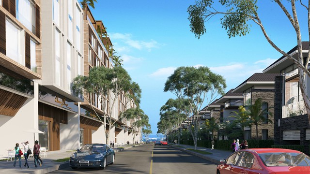Phối cảnh phân khu khách sạn biển – Boutique Hotel tại dự án Ocean Dunes Phan Thiết.