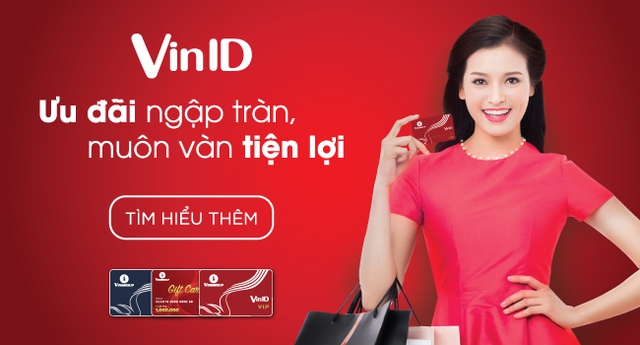 Tập đoàn Vingroup dẫn đầu xu thế khi tung ra thẻ Khách hàng thân thiết VinID & thẻ quà tặng VinID Gift Card.