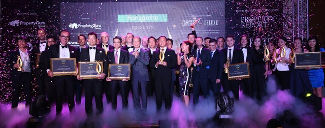Các đơn vị và cá nhân được tôn vinh tại Vietnam Property Awards 2016.