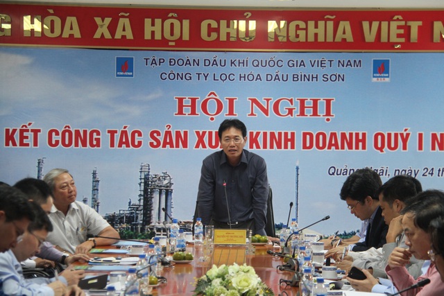 Ông Nguyễn Vũ Trường Sơn - Chủ tịch kiêm TGĐ PVN phát biểu chỉ đạo tại hội nghị. 