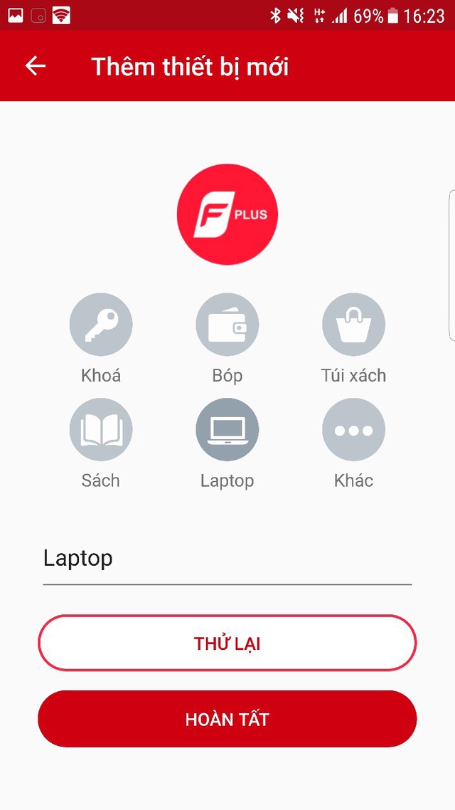 Giao diện của ứng dụng F-Plus.