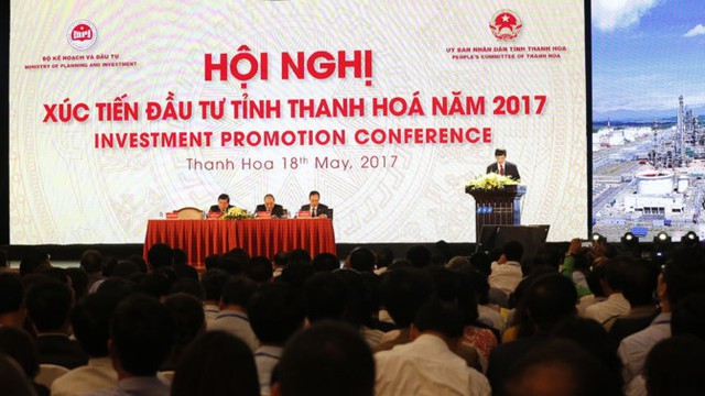 “Hội nghị xúc tiến đầu tư tỉnh Thanh Hóa năm 2017” với sự tham dự của lãnh đạo nhà nước cùng hơn 1200 nhà đầu tư trong và ngoài nước.