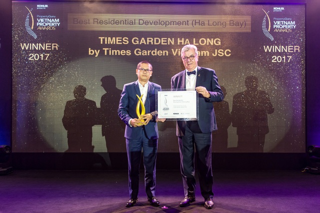 Dự án Times Garden Hạ Long đạt giải thưởng Best Residential Development – Ha Long Bay (Đơn vị phát triển nhà ở tốt nhất). Dự án gồm 236 căn hộ cao cấp; 50 căn hộ Shop-house.