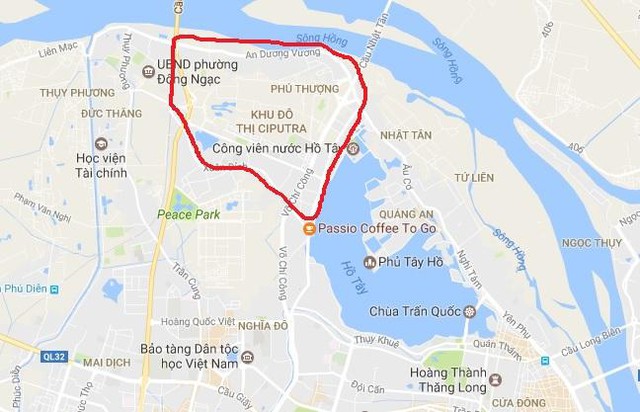 Khu vực Tây Hồ Tây giáp sông Hồng được đánh giá là “kho báu” đang dần lộ diện trên thị trường bất động sản Hà Nội.