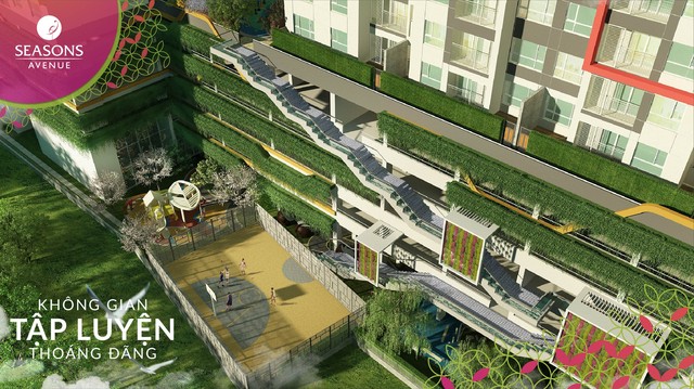 Seasons Avenue sở hữu tới 60 tiện ích hiện đại và độc đáo.