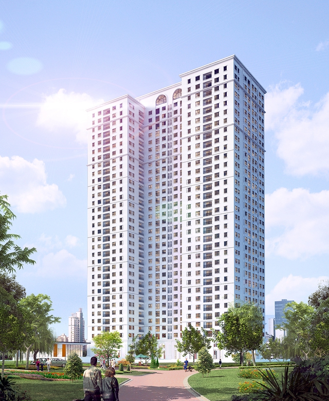 Tòa HH3 – tòa đẹp nhất dự án Eco-Lake View.