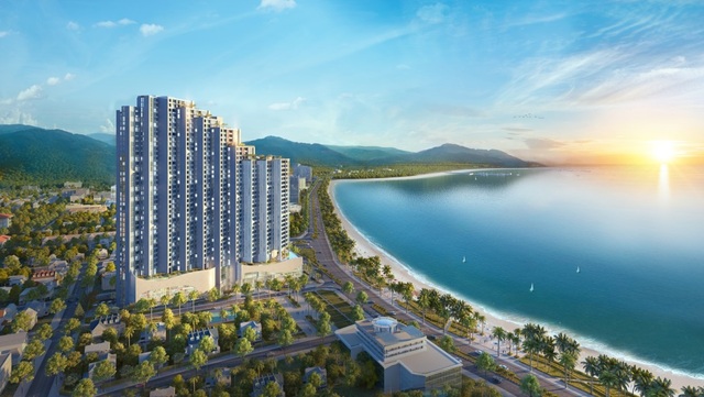 Phối cảnh Scenia Bay bên Vịnh Nha Trang.