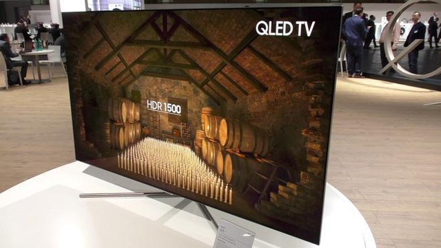 Chiếc TV QLED đầy tinh xảo, sắc nét của Samsung Electronics.
