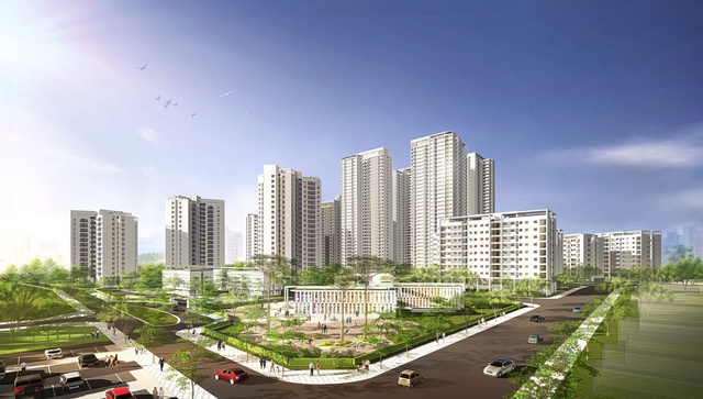 KĐT Hồng Hà Eco City được ví như Ecopark trong lòng Hà Nội.
