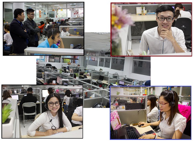 Đội ngũ nhân viên nhiệt tình, chuyên nghiệp tại SimThangLong.vn.